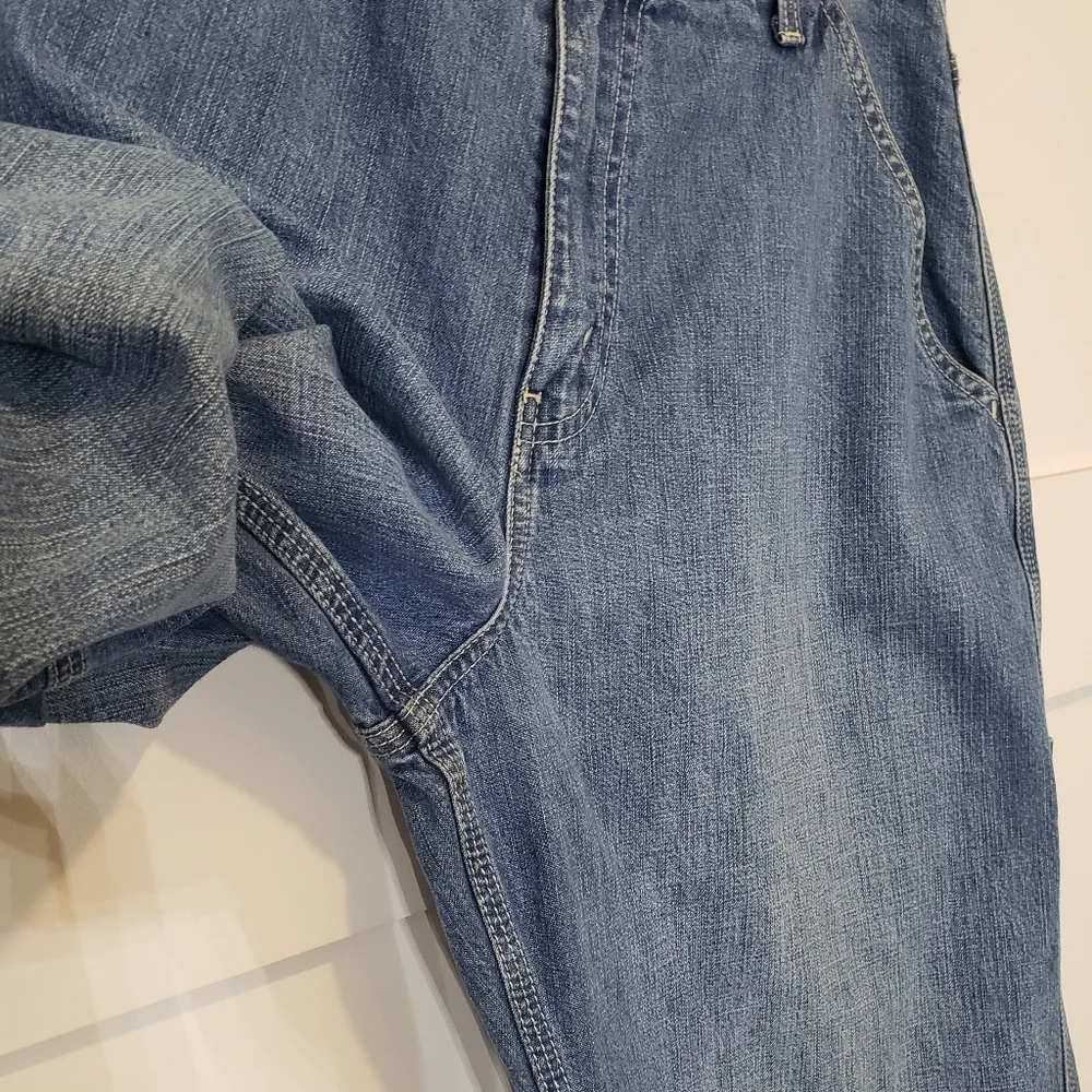 Levi's Vintage Carpenter Jeans Size 32X28.5 Utility Work Hi Rise 100% Cotton